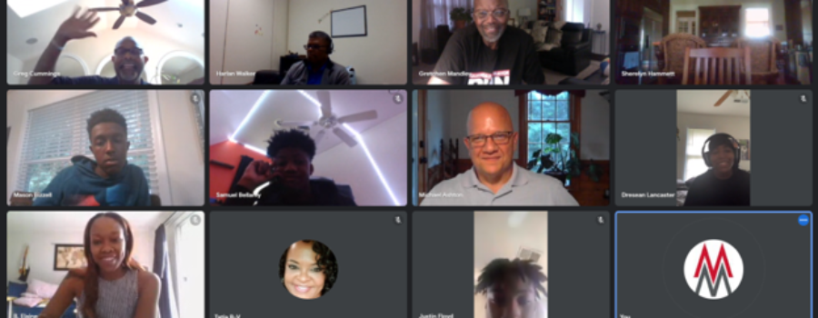 High school virtual mentoring screenshot